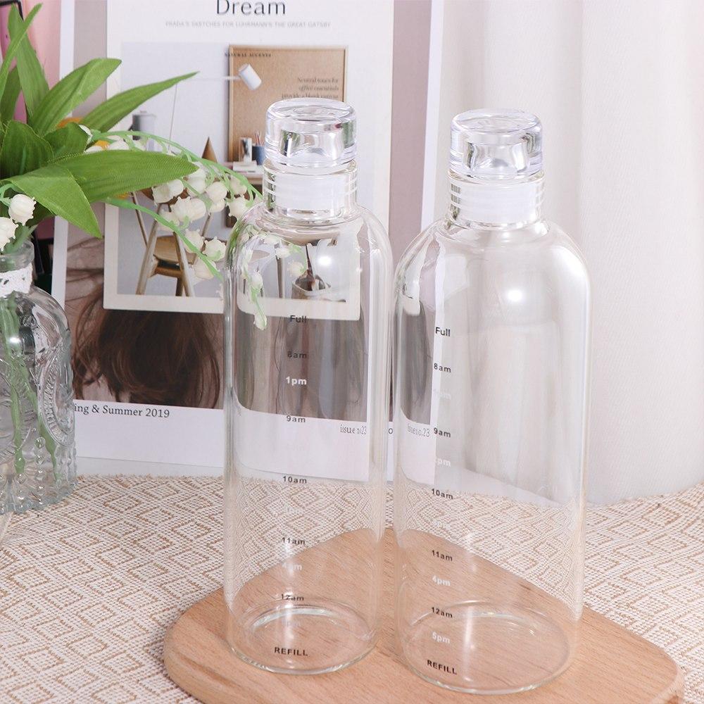 Time Marker Sealing Lid For Travel School Glass Water Cup Coffee Mugs Drinking Cup Water Bottle