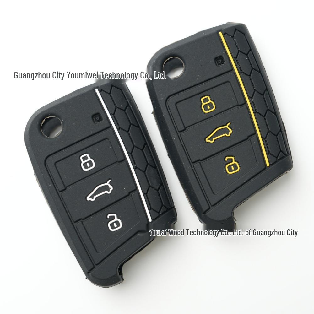 

Volkswagen Golf 7 Silicone Key Remote Protective Cover білий
