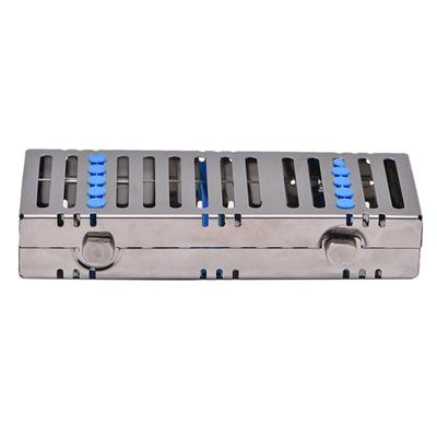 Dental Autoclavable Surgical Sterilization Box Sterilization Rack Dental Cassette Disinfection Tray Stainless Steel