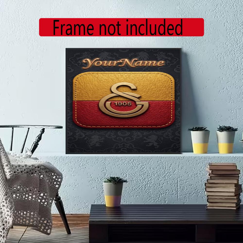 Galatasaray Personalized Name Diamond Paintings Mosaic Wall Round Diamond Art Painting Kits Embroidery Crystal Accessories Frameless