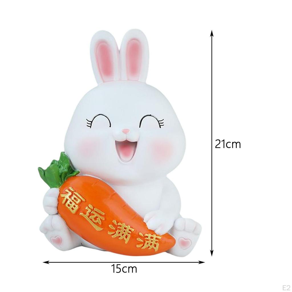 Creative Piggy Bank Ornament Cute Large Capacity Accessories Sculpture Resin Collectible for Kids