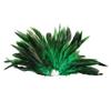 ABWR-Approx. 300Pcs Dyed Decoration Rooster Cock Feather Green