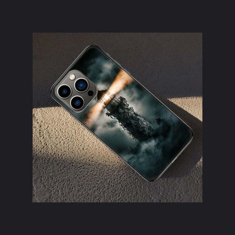 Lighthouse Phone Case For Iphone 16 15 Plus 13 12 Mini 17Air 16E 11 14 Pro 17 Pro Max Cover Shell Coque Soft Clear Capa Cute Fun