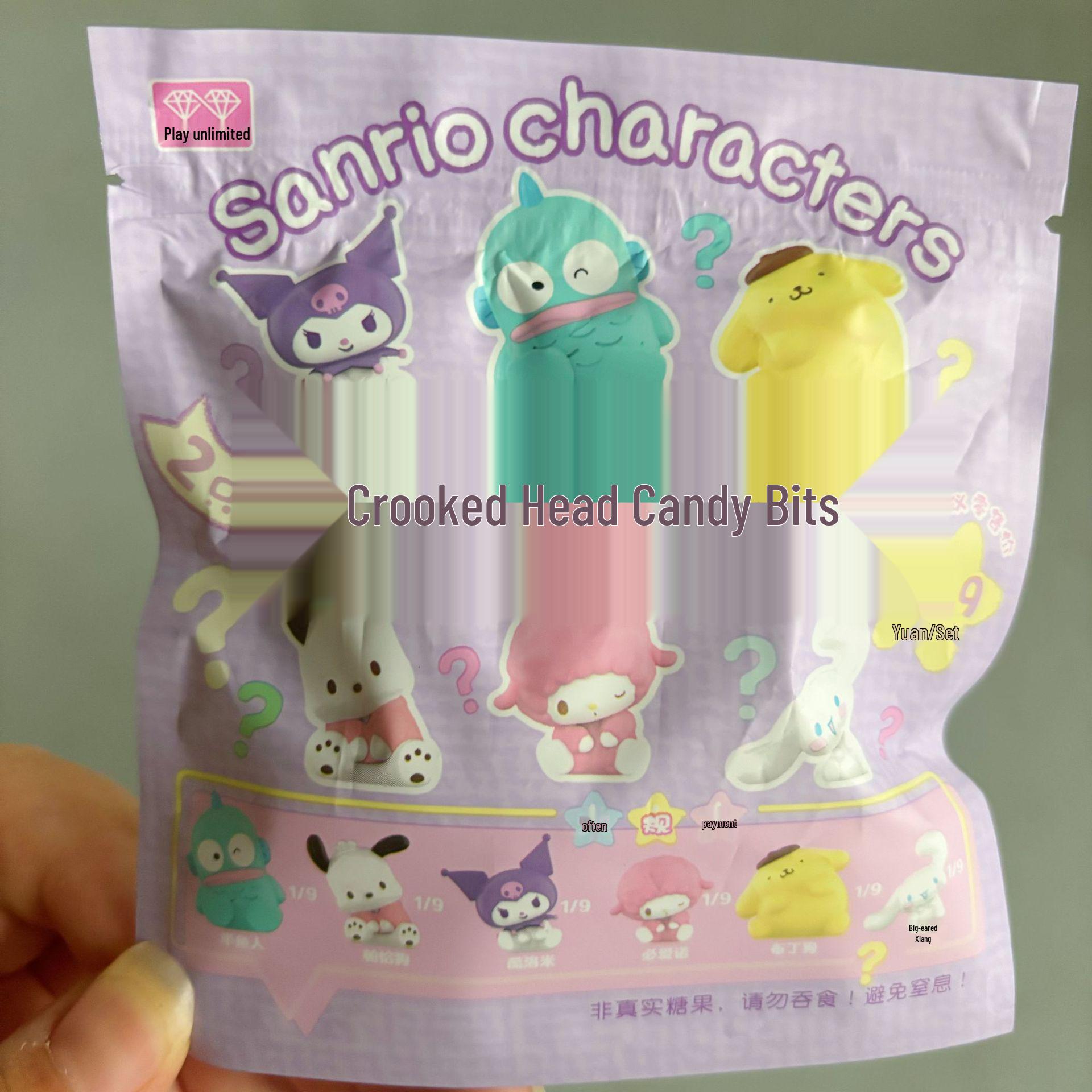 Серия Sanrio Family с качающейся головой: Сладкие фигурки из слепых коробочек