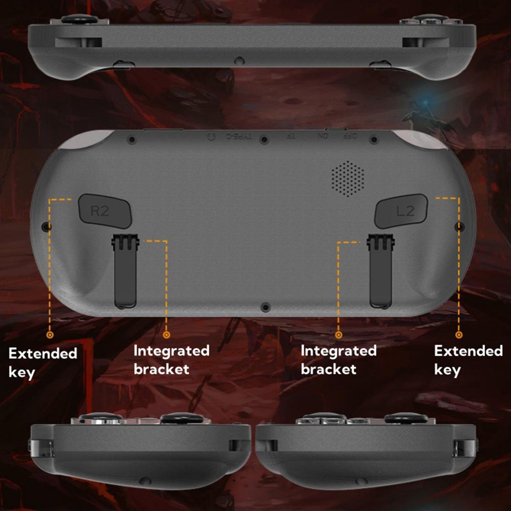 Console de Jogo Portátil SF300 Tela IPS de 4,5 Polegadas Console de Jogos Retrô Recarregável por USB Console de Videogame Portátil Retrô