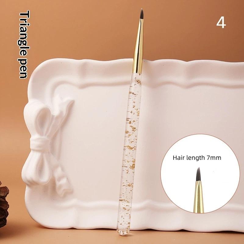 1Pcs Nail Brush Set Detail Work Pens Stylish Acrylic Handles Gel Nail Art Fine Line Painting Professional Home Use Manicure Tool