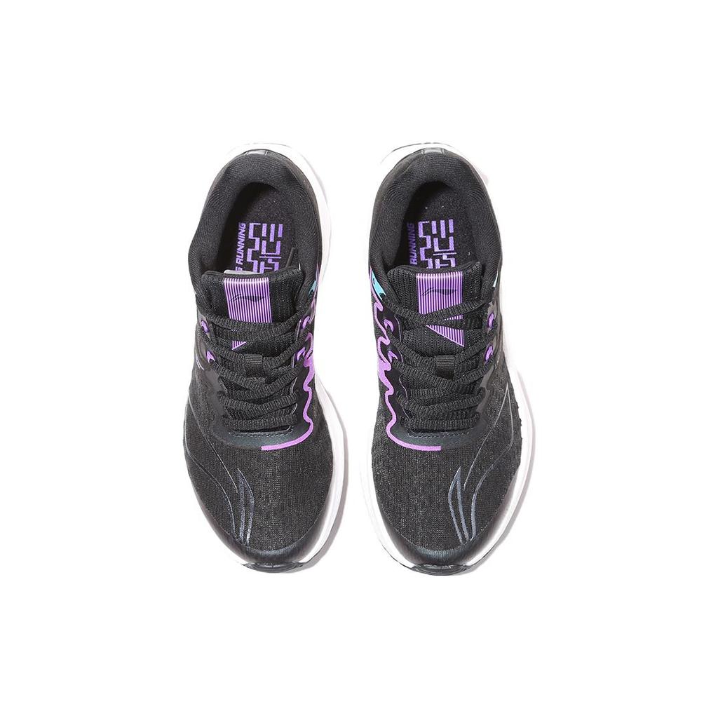 New LiNing Slip Resistant, Abrasion Resistant, Breathable Low Top Running Shoes Women's Black ARHS036-2