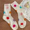 Puppy Socks, Colorful Mid-calf Socks, Summer Pile Socks, Breathable and Sweat-absorbing Socks for Women