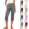 Women Casual Pants High Waisted Stretchy  Leggings  With Pockets