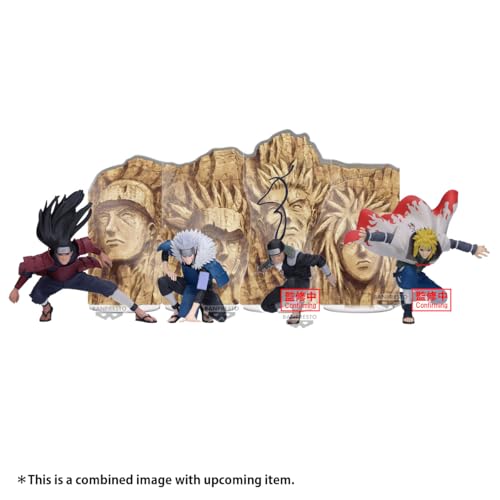 Banpresto Hashirama Senju Naruto Shippuden Collector Action Figure - Spectacle Panel 8cm - BP28554P Multicolor Perfect for Anime Fans