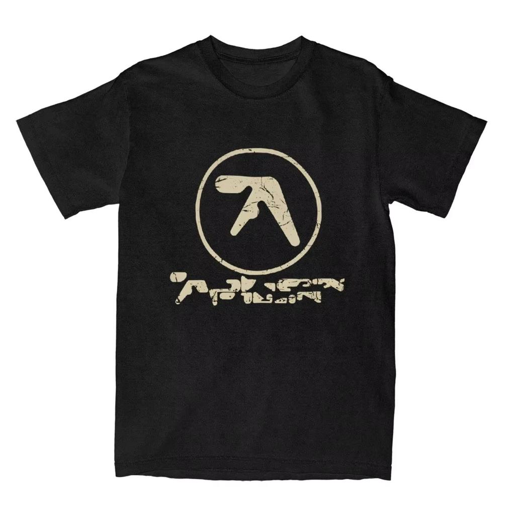 Women's Aphex Twin Music T Shirt Clothing Vintage Short Sleeve Round Collar Tee Shirt Party T-Shirt Oversize Clothing Top