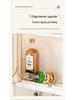 Wall-Mounted No-Drill Moisture-Proof Storage Box; Magnetic Dust-Proof Design for Bathroom and Kitchen Spice Organization.