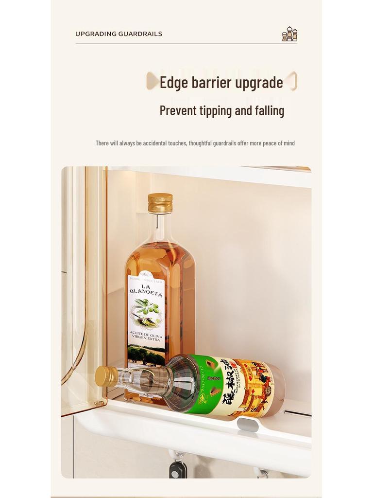 Wall-Mounted No-Drill Moisture-Proof Storage Box; Magnetic Dust-Proof Design for Bathroom and Kitchen Spice Organization.
