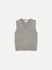 Labelarchive W Karo Trim Knit Vest Mushroom