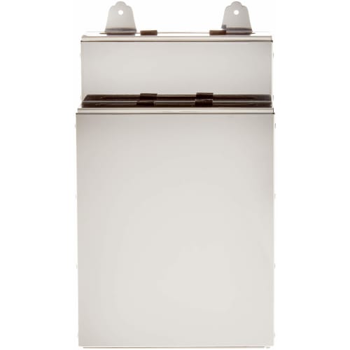 Endo Shoji TKG Small Stainless Steel Knife Holder, 2-Tier, with Nailed Rubber Plate, Width X Depth X Height (mm): 230 X 100 X 370 Mm. Simple, Easy-to-