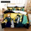3D Print Lupin the Third Mine Fujiko Anime Bedding Set Boys Girls Twin Queen Full Size Duvet Cover Pillowcase Bed Adult Bedroom