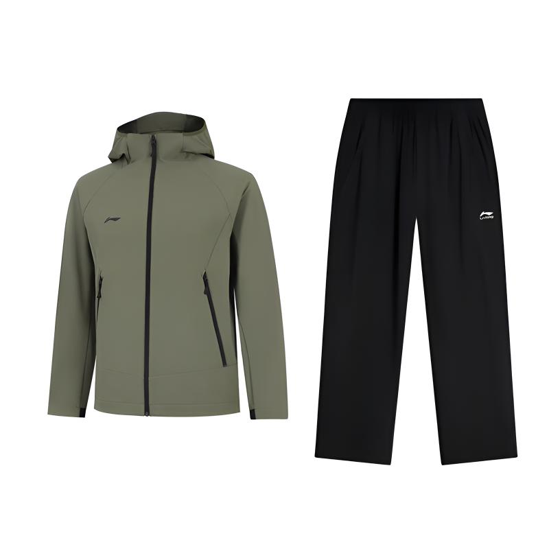 Li Ning Casual Sportswear Unisex Army Canvas Green+Black AFDVF91-YYKV299-1 L