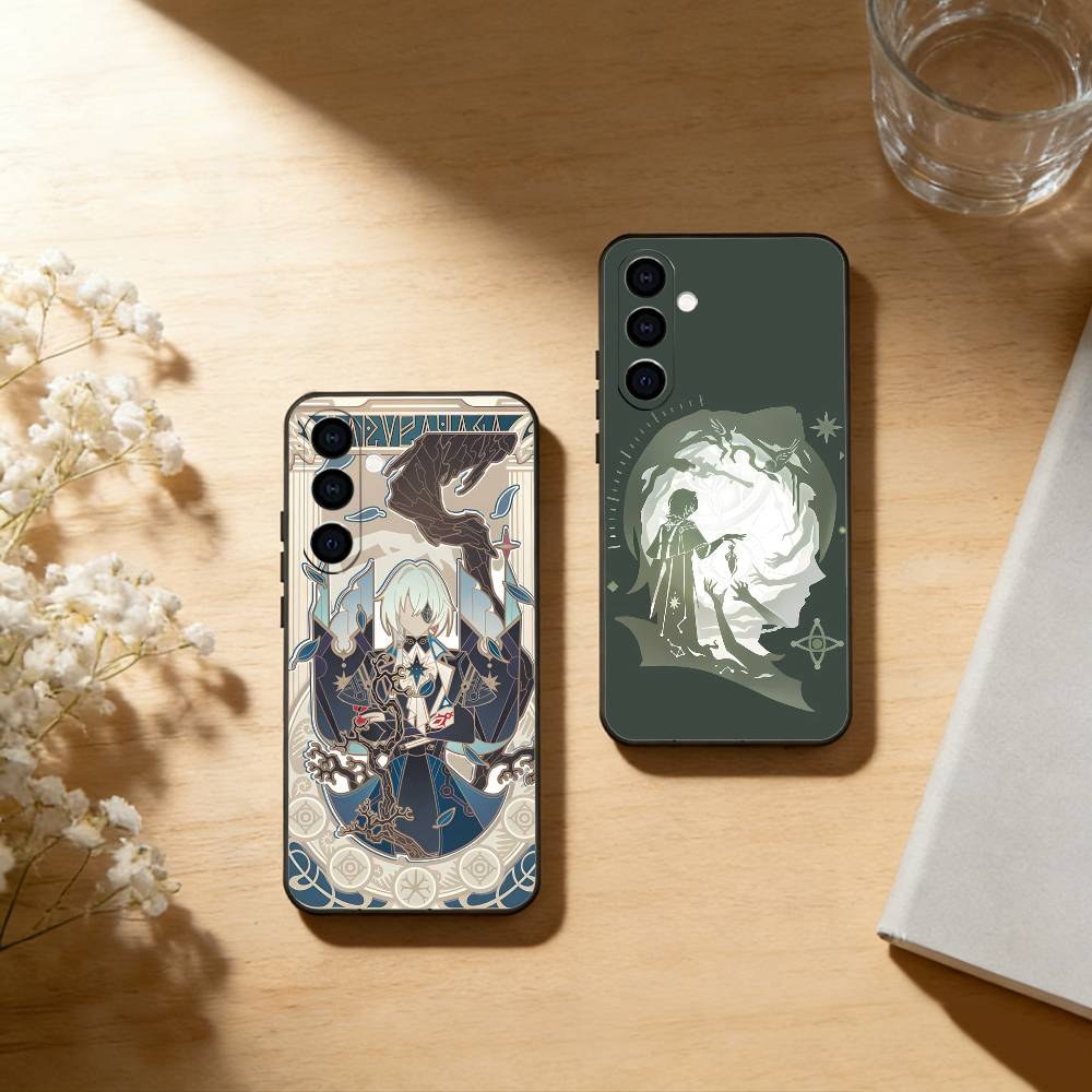 Honkai Star Rail Anaxa Phone Case For Samsung Galaxy A73,A72,A71,A70,A53,A52,A51,Others Soft Black Cover