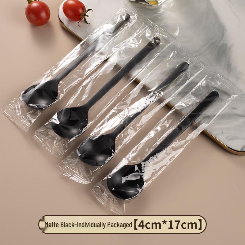 Одноразовая ложка с длинной ручкой, индивидуально упакованная