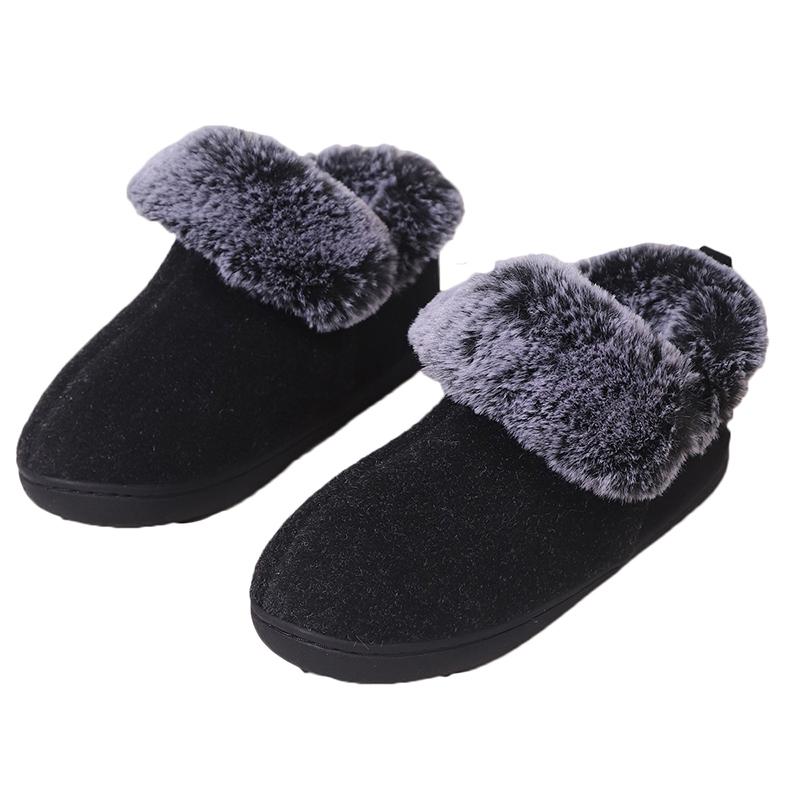Fashion Warm Winter Women Slippers Slient Women Shoes Soft Sole Women's Slippers Home Slides Indoor Cotton Shoes Female Footwear