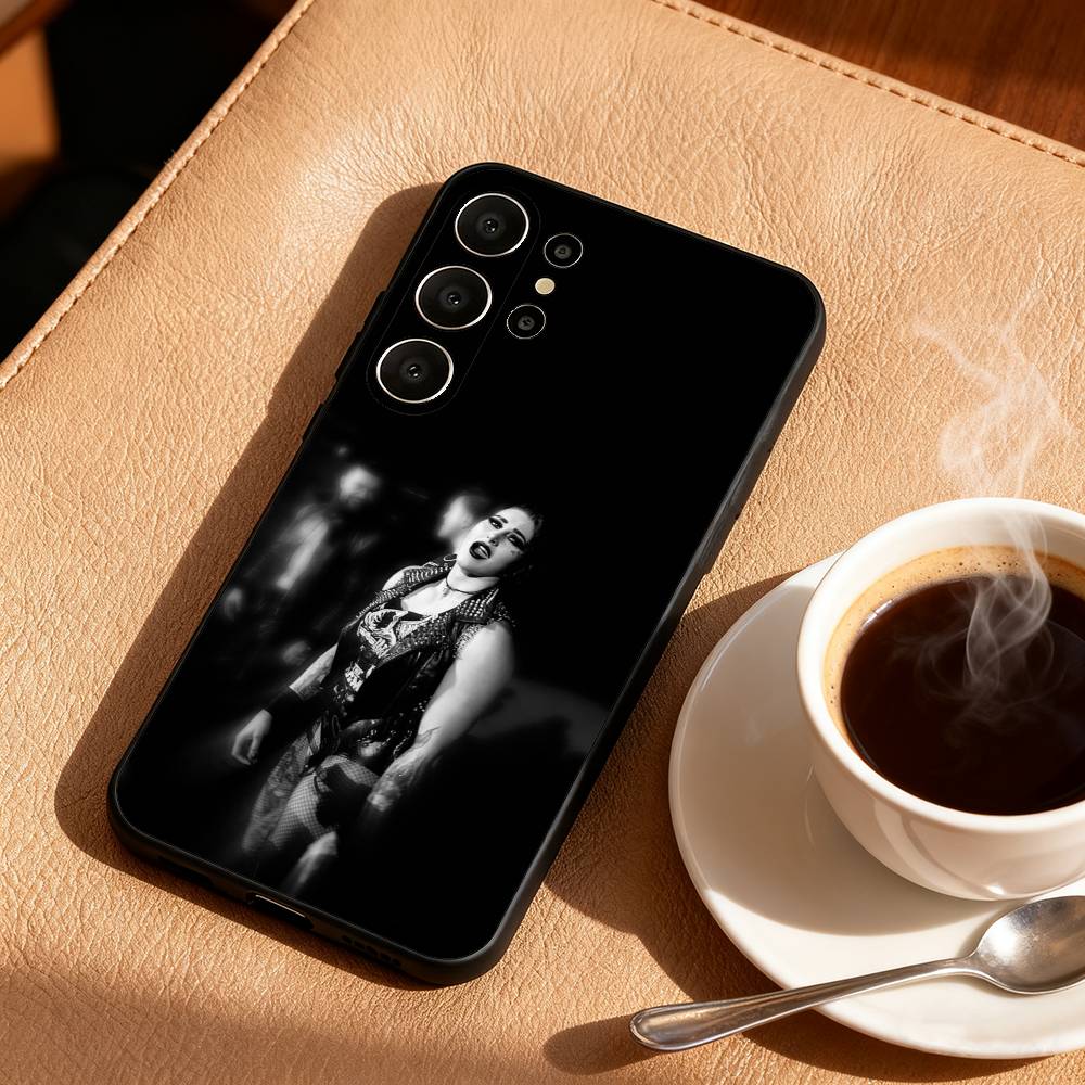 COOL and Stylish Mami Violet Wing Phone Case For Samsung S26,S25,24,23,22,30,21,10,9,Ultra,Plus,Lite,FE Soft Black Case