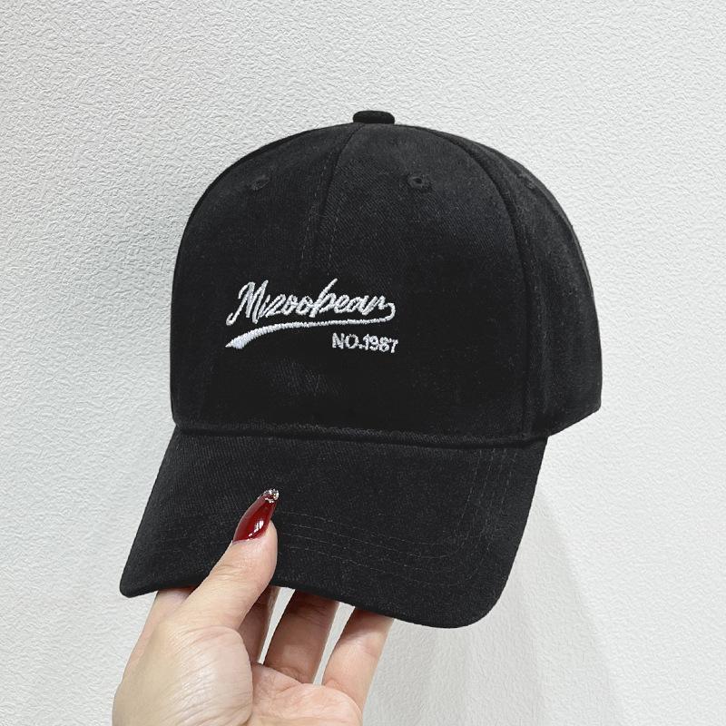 Vintage Chic Embroidered Letter Baseball Cap for Women - Soft, Lightweight, Sun-Protective, Breathable, Adjustable Fit, Perfect for Outdoor Activities