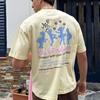 Neuer Heißer Verkauf Trendiges Bedrucktes Nude Project Herren Damen Urlaubs Designer T-Shirt Marken Street Baumwolle Oversized Kurze Ärmel Oberteil