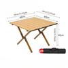 Camping Folding Table High-strength Metal Egg Roll Table Portable Picnic Table Summer Ideal for Tourism Camping Outdoor