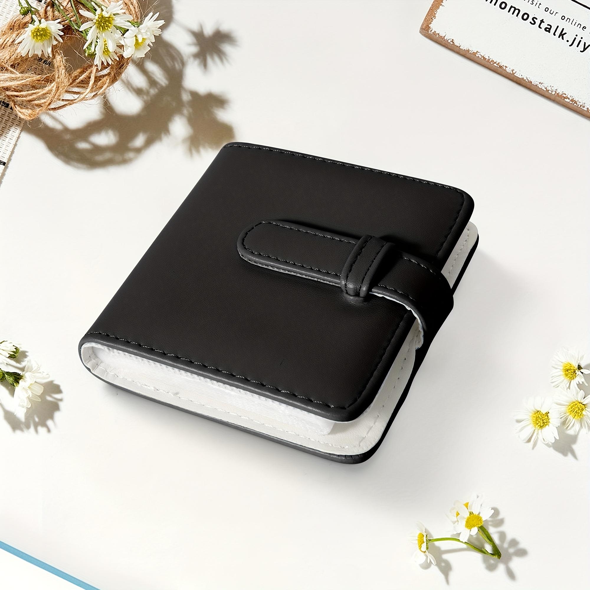 

Mini Photo Album That Holds 32 Three-inch Photos,Easy to Carry,Suitable for Three-inch Fuji Mini Photo Paper,Photo Game Card чёрный