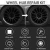 Wheel Rim Repair Kit Black Automobile Alloy Wheel Rims Scratch Remover Pen Car Wheel Scratch Remover Quick Dry Coverage