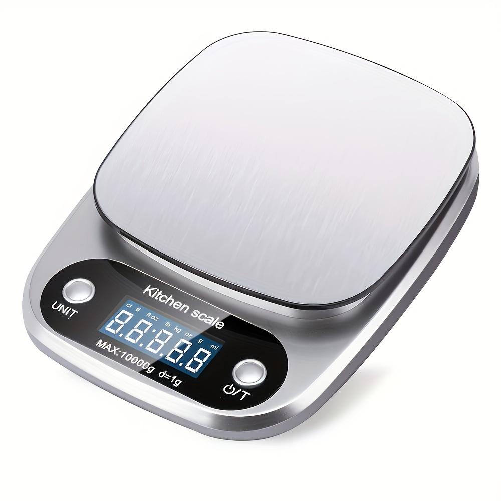 

Kitchen Scale, Accuracy 10kg, Accuracy 1g, LCD Display, Multi Unit Measurement, Battery Powered, No Battery Provided
