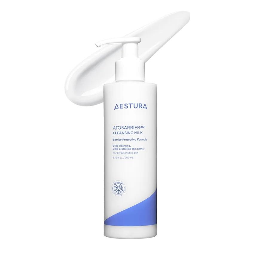 Aestura Atobarrier365 Cleansing Milk Set Gentle Hydrating Milk Cleanser for Sensitive Skin 200mL ×2 + 30mL Bonus Milk & 30mL Foam