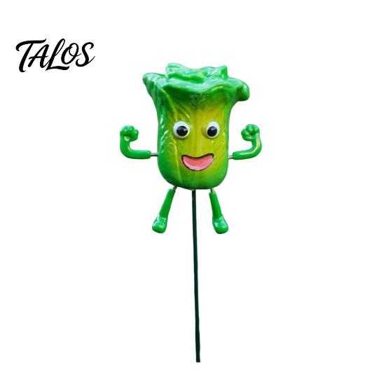 Cute Vegetable Figurines Cartoon Vegetables Resin Garden Stake, Funny Character Figurine Yard Decor, Lawn Decor Whimsical Outdoor Plant Pick Ornament
