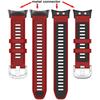 Silicone Strap for Garmin Swim 2 Watch Band for Garmin Forerunner 45 45s Replace Band Bracelet Two Tone Belt, Metal Connectors
