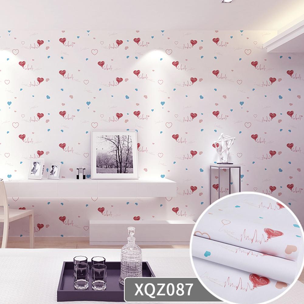 Cartoon Pattern Living Room Bedroom Self Adhesive Wallpapers Waterproof Oil Resistant Home Decoration Adhesive Wallpaper