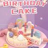 DIY Birthday Cake Simulation Birthday Scene Role Play Interactive Game Free Arrangement Accessories Develop Imagination And Aesthetic Skills