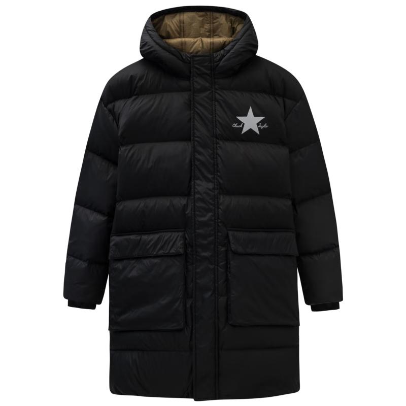 Converse Kids  Boys  Mid-Length Hooded Down Jacket 4