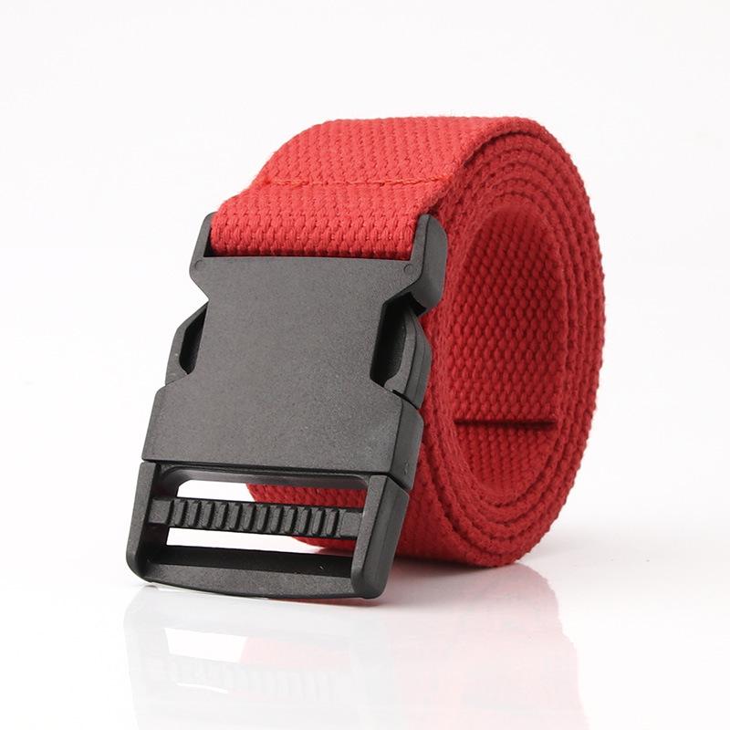 

Jack Canvas Belt, Men and Women, Simple Young Students, Solid Color, Outdoor Versatile Pants Belt