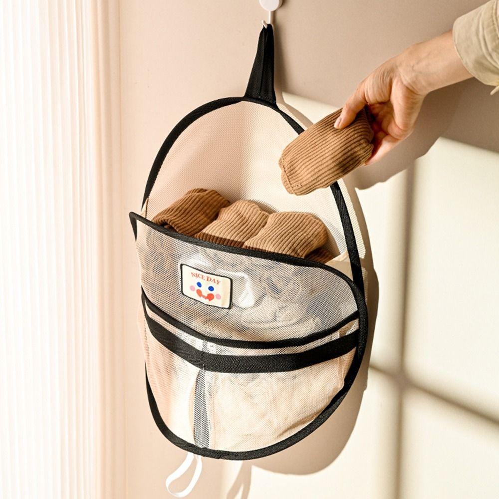 Large Capacity Garbage Bag Storage Bag Reusable Vegetable Storage Net Bag  Kitchen