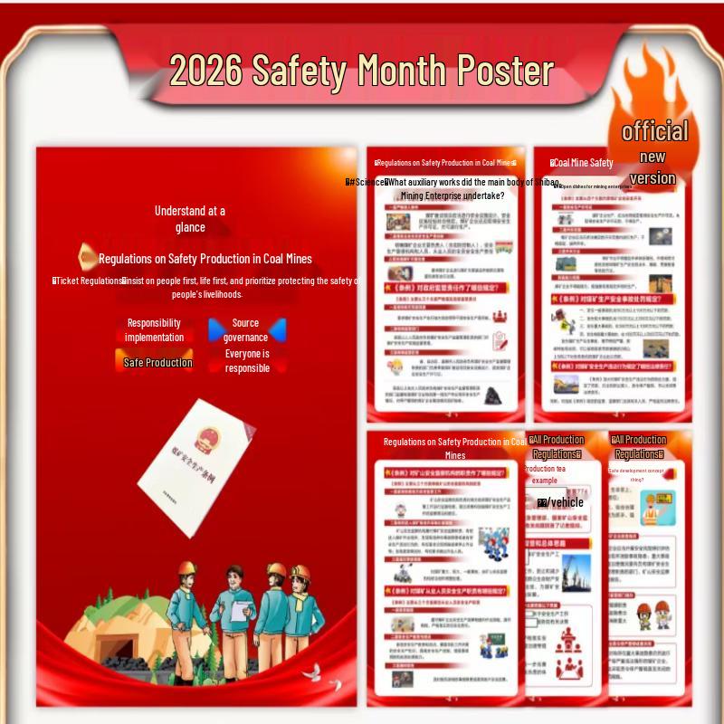 2026 Safety Month Promotional Poster Set