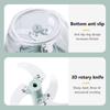Kitchen Area Manual Garlic Press 500ml Manual Meat Mincer Garlic Chopper Multi-function Grinding Chopper Food Vegetables Cutter for Home