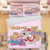 Tom and Jerry Anime Home Bedroom Comforte Nordic Polyester Material Suitable for Children and Adults 3-piece Set