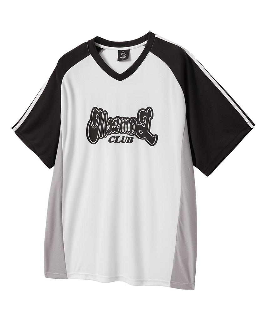 MOZMOZ Sporty Air Mesh Short Sleeve Jersey T-Shirt Black