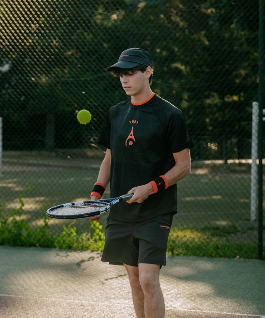 ROND&DÉMARRER [Men'S] Black Functional Sports Shorts