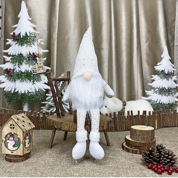 

Безымянные гномы, рождественские куклы в длинных колпаках, розового, серого и белого цветов белый