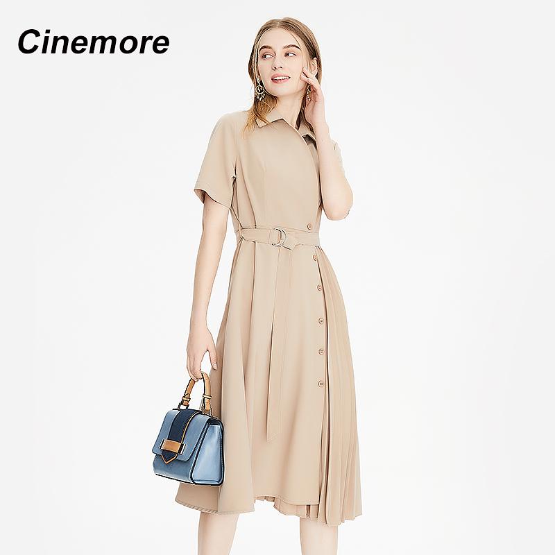 Cinemore Summer Women's Dress 2022 Shirt Dress Evening Kaftan Vintage Dress Party Casual Long fashion Women Dresses Q92265