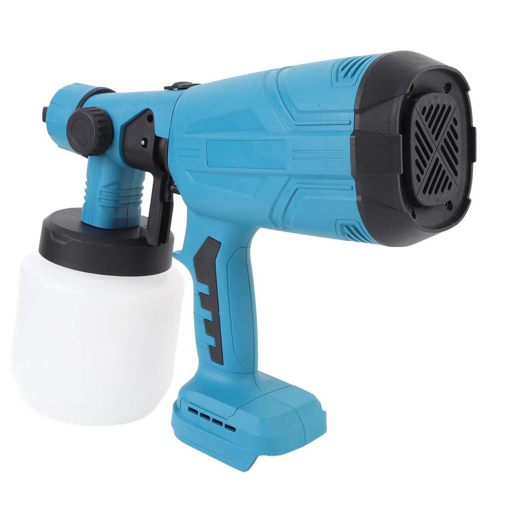 Cordless Paint Sprayer 200W Battery Powered Electric Paint Spray Gun With 800ML Container and 4