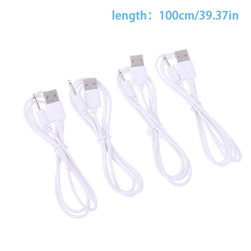 Usb Dc 2.5 Vibrator Charger Cable Audio Power Cord For Rechargeable Adult Toys Vibrators Massagers Accessories Usb Power Supply