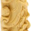[Asuniko] Kannon Bodhisattva Wood Carving, Boxwood, Buddhist Statue, Amulet, Netsuke, 8.5cm, Protection from Evil, Prayer, Guardian Deity