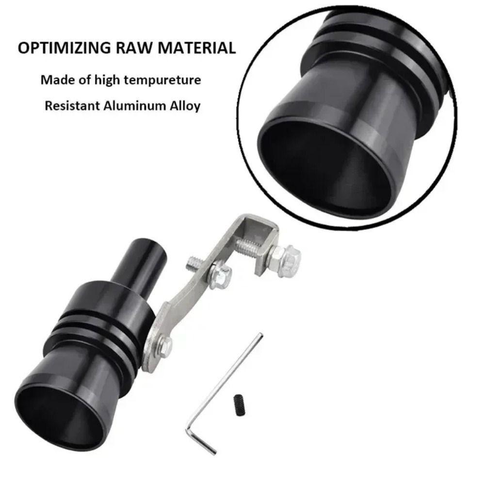 XL Size Sound Simulator Tailpipe Turbo Sound Whistle Universal Car Turbomuffler  Motorcycle